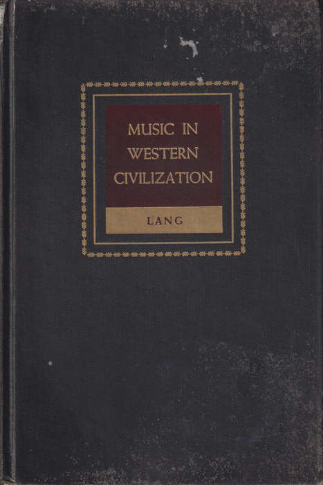 Music in Western Society, Second-hand SECONDHAND - Paul Henry Lang