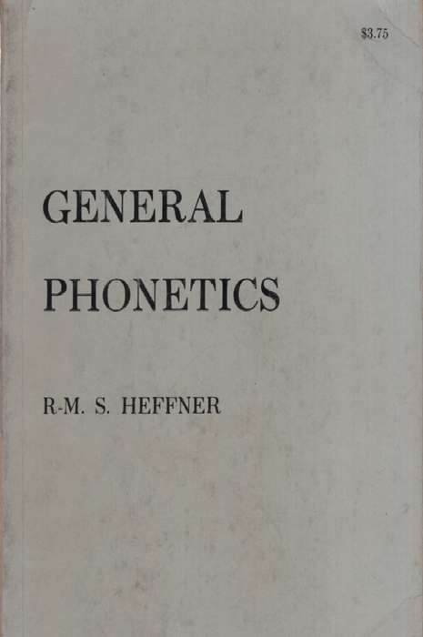 GENERAL PHNETICS SC 2H SECONDHAND - HEFFNER,R