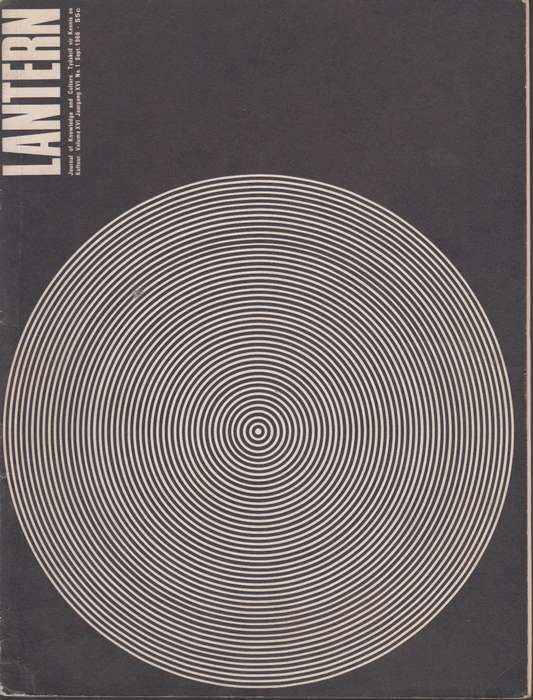 Lantern volume XVI No1 Sept 1966 SECONDHAND - Lantern
