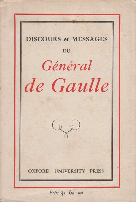 General de gaulle SECONDHAND - Discours