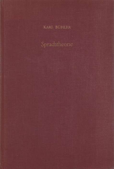 Sprachtheorie: Die Darstellingsfunktion der Sprache. Second-hand SEC - Karl Buhler