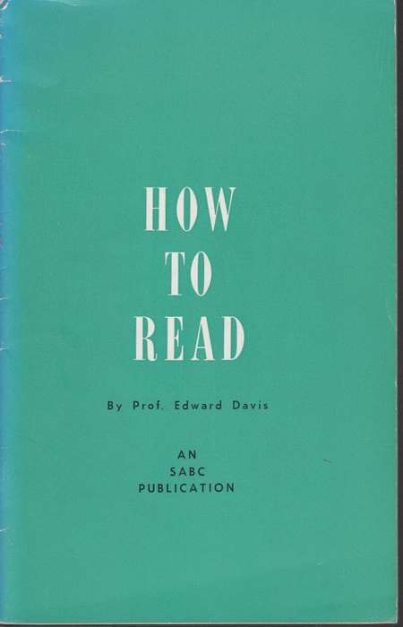 How to read  SECONDHAND - Edward Davis