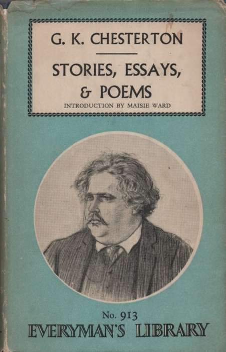 Stories, Essays, and Poems. Second-hand SECONDHAND - GK Chesterton
