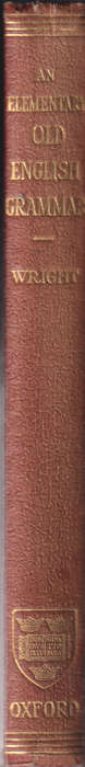 An Elementary Old English Grammar, second-hand SECONDHAND - Joseph Wright