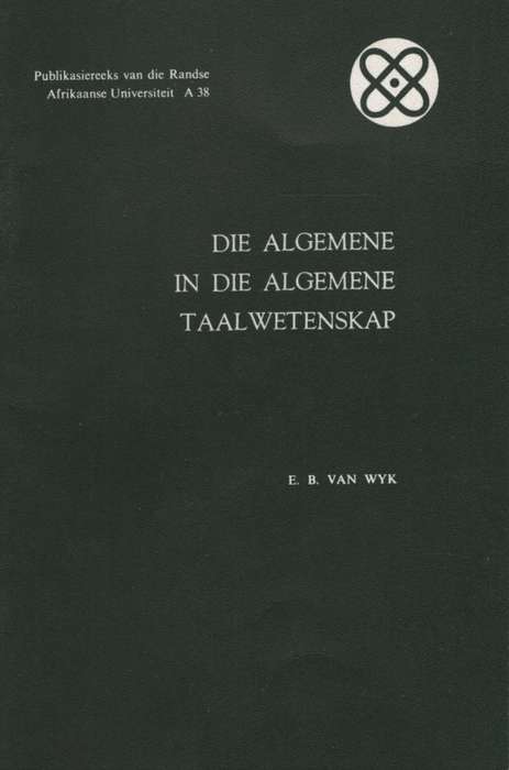 ALGEMENE IN ALGEMENE TAALWETENSKAP 2H SECONDHAND - VANWYK,E