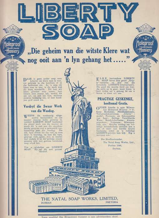 Die huisgenoot Liberty soap 17 September 1926 SECONDHAND - Huisgenoot