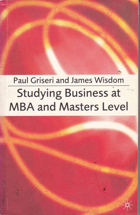 STUDYING BUSINESS AT MBA & MASTER SECONDHAND - GRISERI,P