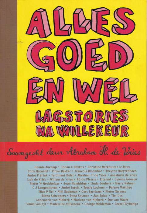 ALLES GOED EN WEL LAGSTORIES SECONDHAND - DEVRIES,A