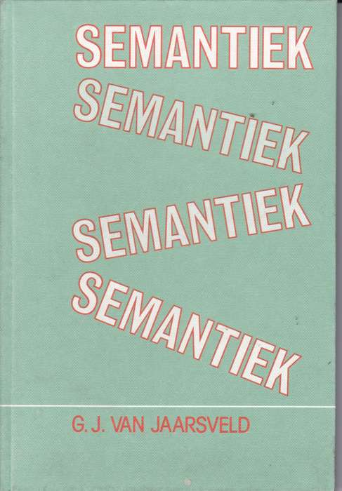 SEMANTIEK SECONDHAND - VANJAARSVELD,G