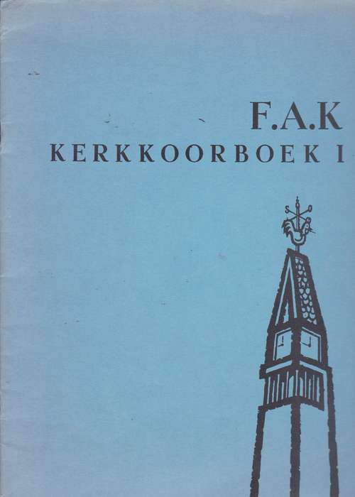 FAK KERKKOORBOEK 1 SECONDHAND - X