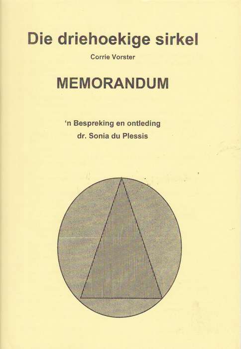 DRIEHOEKIGE SIRKEL MEMO - DUPLESSIS,S