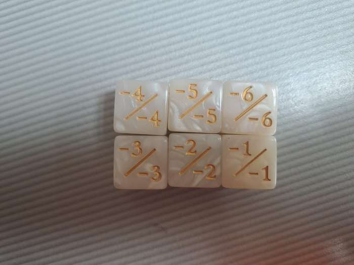 DICE COUNTERS SINGLE - X