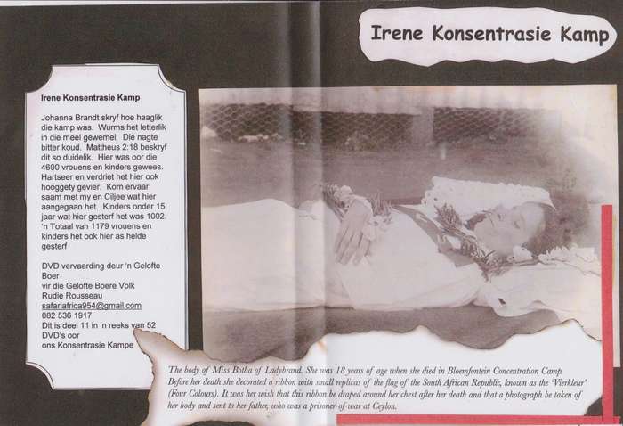 Irene Konsentrasiekamp. DVD - Rousseau, Rudie