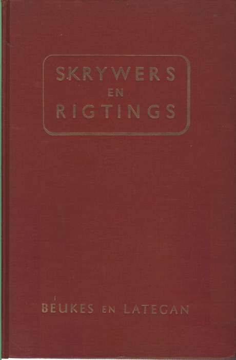 Skrywers en rigtings - Dr Gerhard J. Beukes