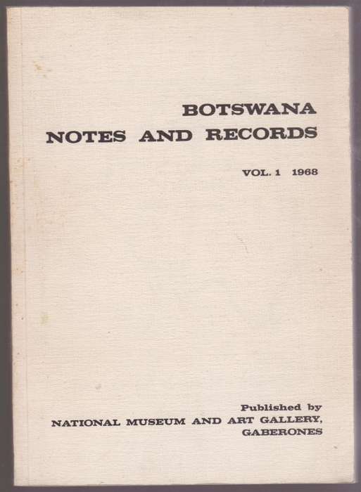 Botswana Notes and Records Volume 1, 1968 - Crawford, J. R. (ed)