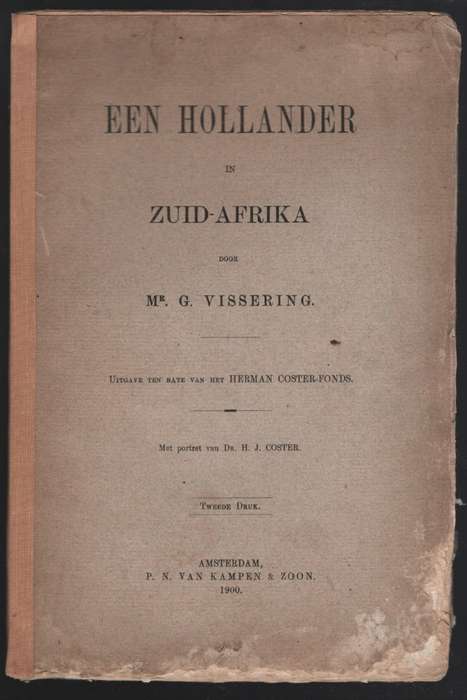 Hollander In Zuid Afrika - Vissering, G
