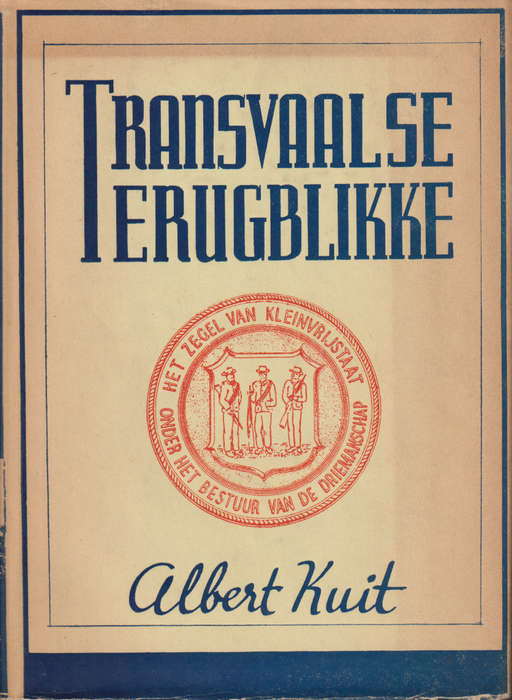 TRANSVAALSE TERUGBLIKKE SECONDHAND - KUIT,A