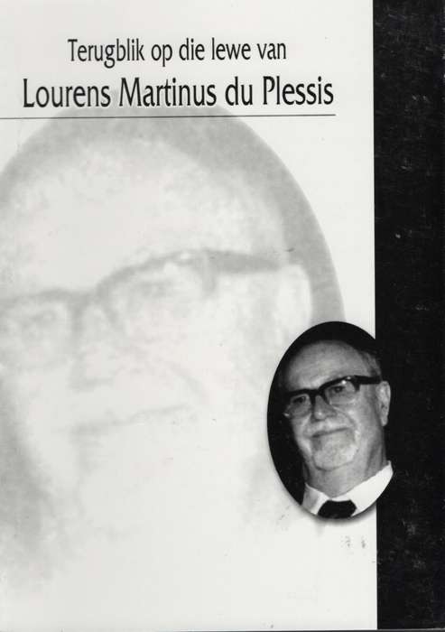 TERUGBLIK OP DIE LEWE LM DU PLESSIS SECONDHAND - DUPLESSIS,L