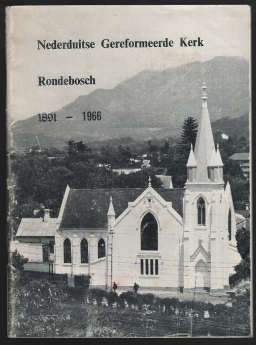 Nederduitse Gereformeerde Kerk, Rondebosch, 1891-1966 - RONDEBOSCH