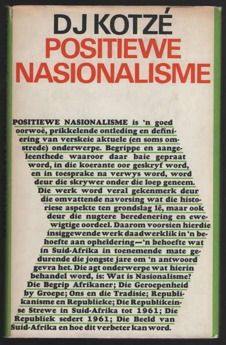 Positiewe Nasionalisme - KotzÃ©, D. J.