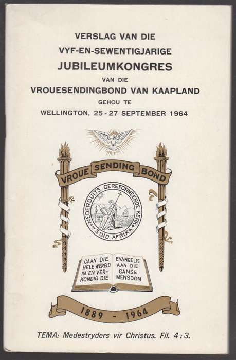 Verslag van die vyf-en-sewentigjarige Jubileumkongres van die Vroues - Various