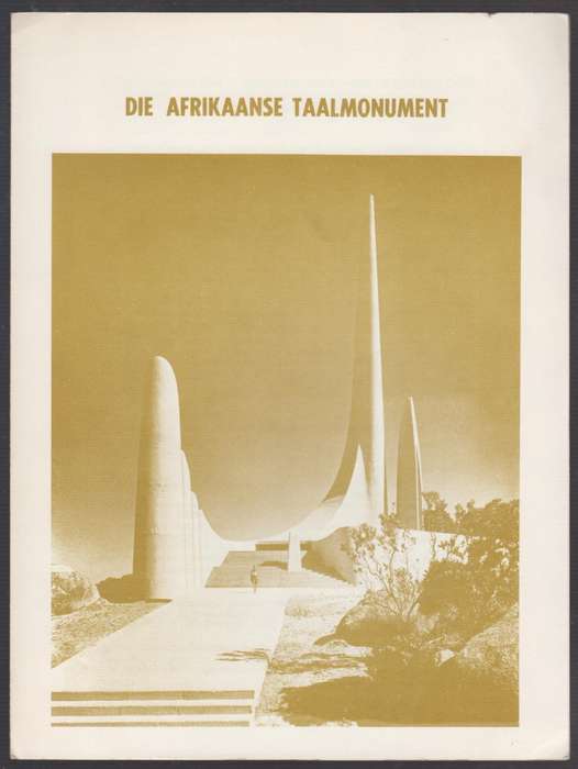 Die Afrikaanse Taalmonument - Anon