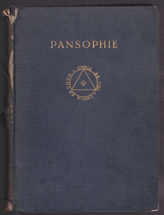 Pansophie: Ein Versuch zur Geschichte der weissen und schwarzen Magi - Peuckert, Will-Erich