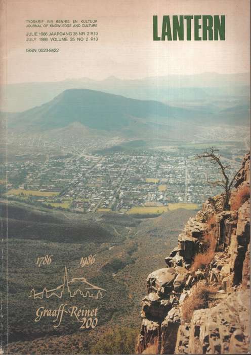 Lantern Volume 35 No 2, July 1986: Graaf-Reinet 200 - Lantern