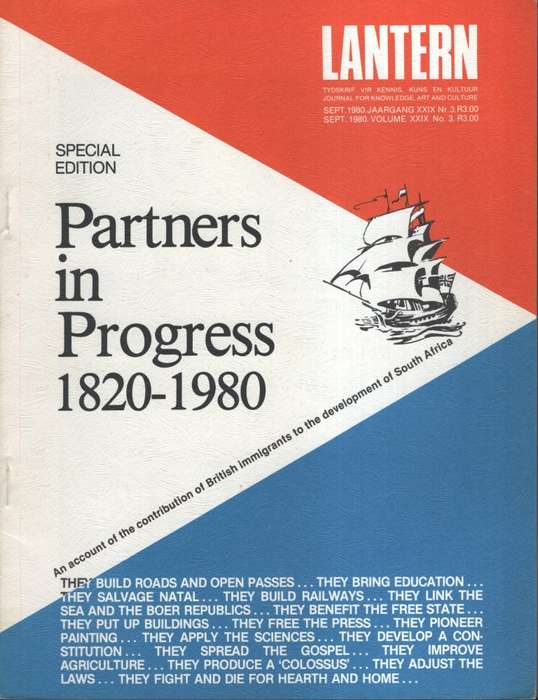 Lantern Volume 29 No 3, Sept. 1980: Partners in Progress - Lantern