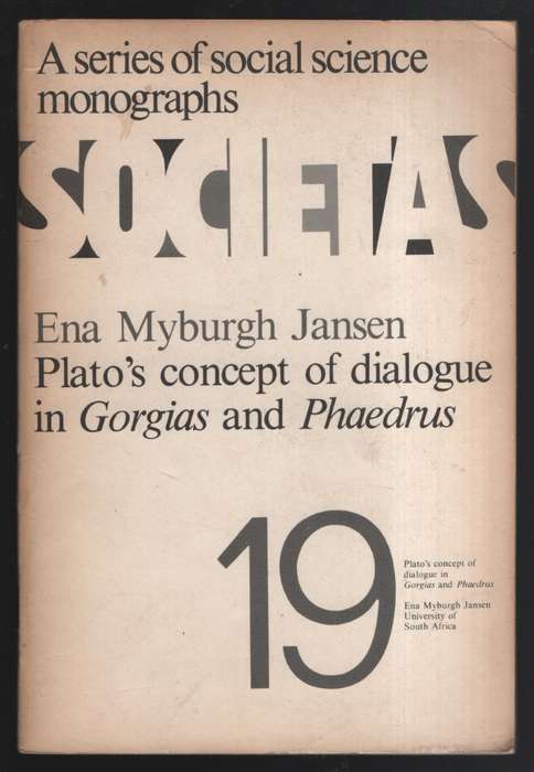 PLATOS CONCEPT OF DIALOGUE - JANSENEM