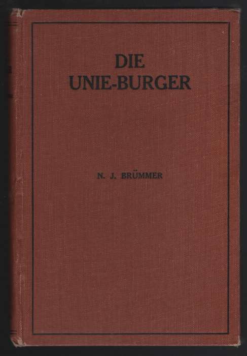 Die Unie-Burger - BrÃ¼mmer, N. J.