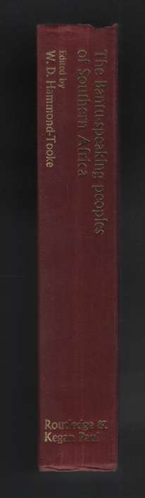 The Bantu-speaking Peoples of Southern Africa - Hammond-Tooke, W. D. (ed)