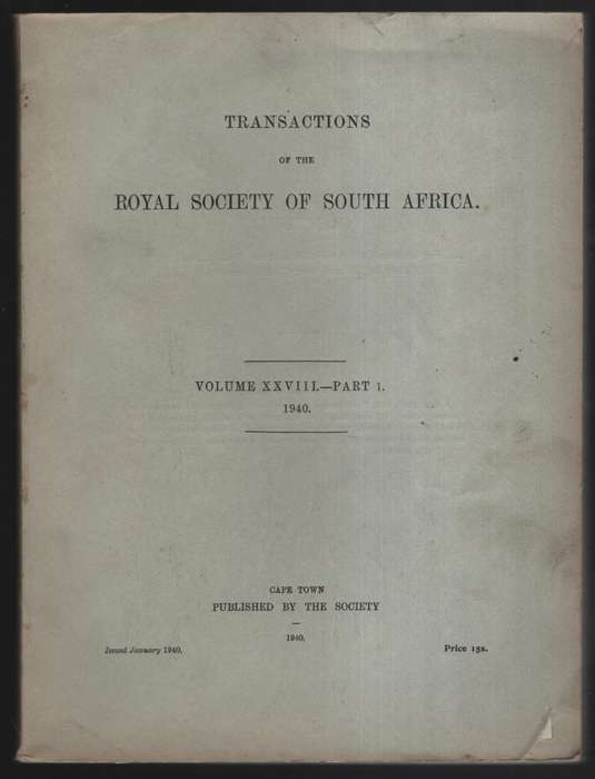 A Living Coelacanthid Fish from South Africa.Transactions of the Rou - Smith, J. L. B.