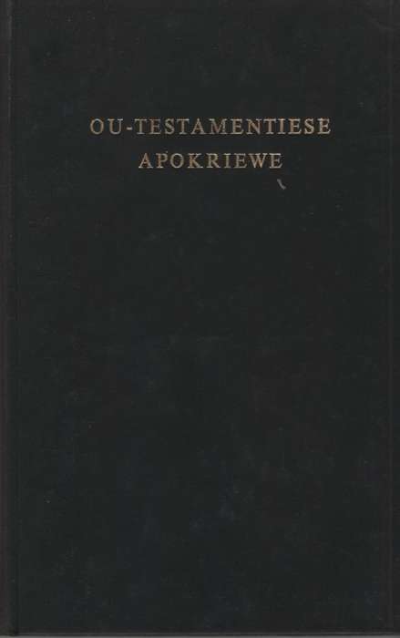 OU TESTAMENT APOKRIEWE - VERHOEF,PA