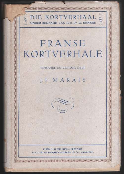 Die Kortverhaal: Franse Kortverhale - Marais, J. J.