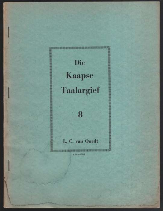 Die Kaapse Taalargief Nr. 8 - Van Oordt, L. C.