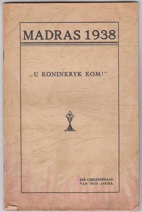 MADRAS 1938: Sendingtriomf en Sendingprobleme - Various