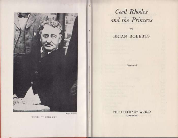 Cecil Rhodes and the Princess - Roberts, Brian - HTFX9497