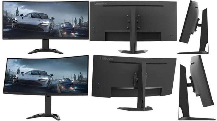Lenovo G34w-30 34-inch WQHD LED VA Curved Gaming Monitor