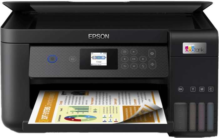 Epson Ecotank L4260 3-In-1 Ink Tank Printer  Print Size A4 Functions Print Copy & Scan Print S...