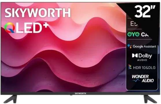 The Skyworth 32 Inch QLED Google TV 32E5520H