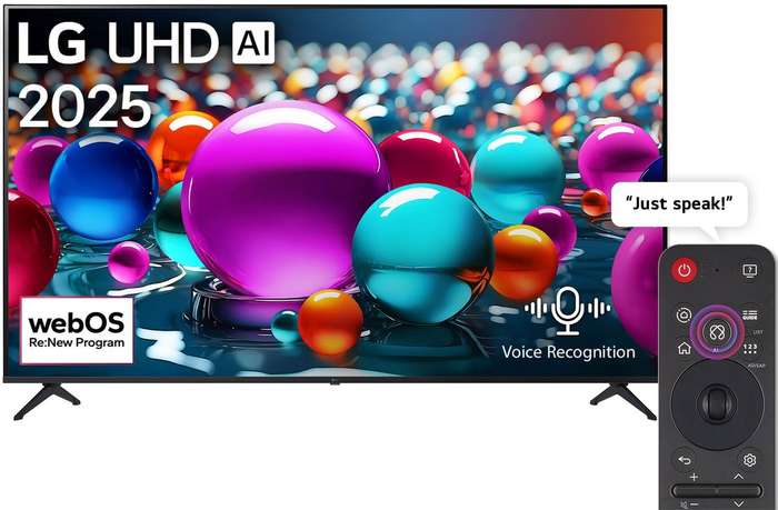 LG 55 inch UHD AI UA854K AI Magic Remote Ready
