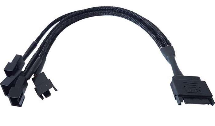 SATA to 4-Pin Power for PC Fans