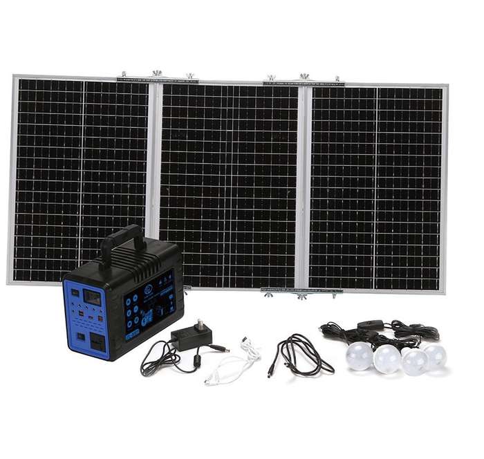 300w Lithium battery Mobile Energy Solar Power Supply