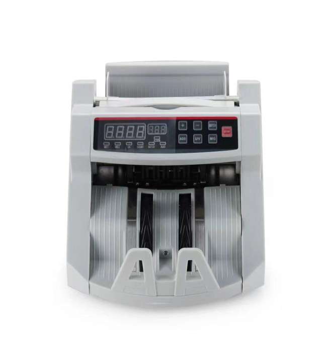 Money counter with counterfeit detection