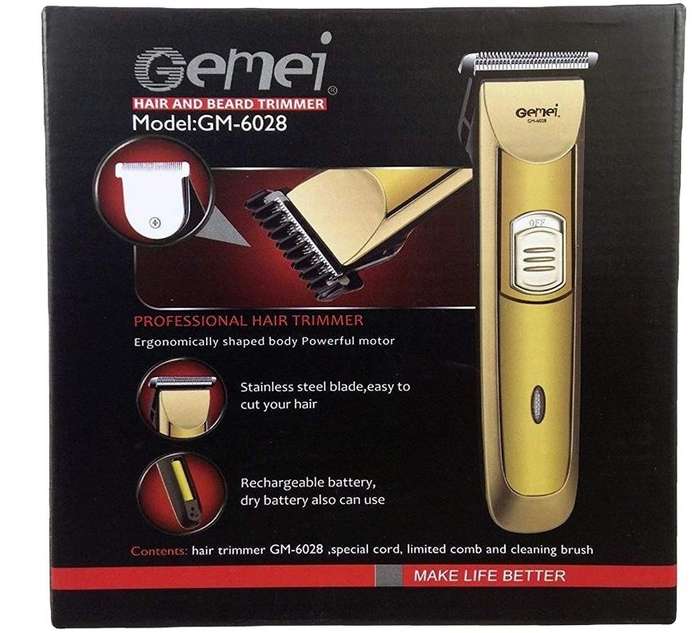 Gemei Hair And Beard Trimmer - GM 6028