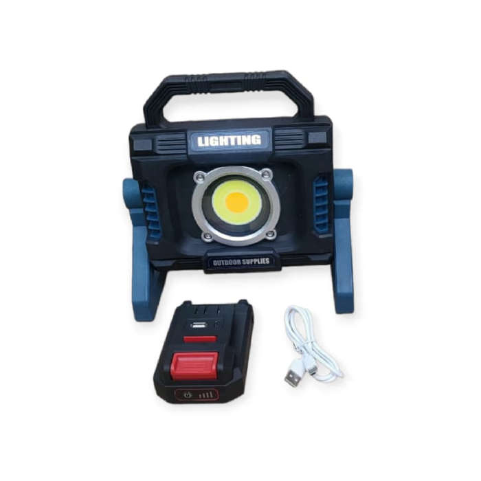Stepless Dimming Work Light With Removeable Battery Pack