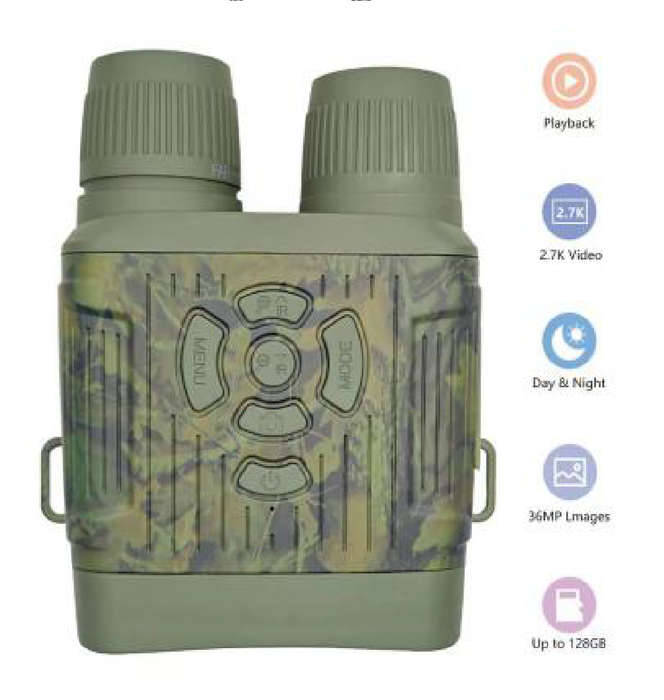 Night Vision Goggles - 2.7k pixels