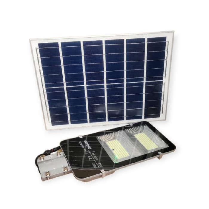 Waterproof 200W Solar Street Light With Solar Panel,Pole & Remote Control