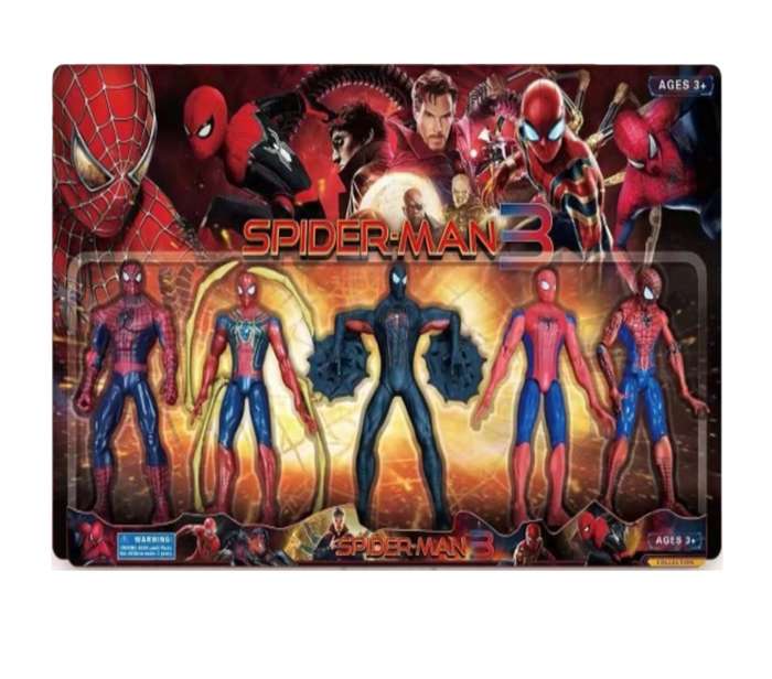 Spiderman 5 piece toy set